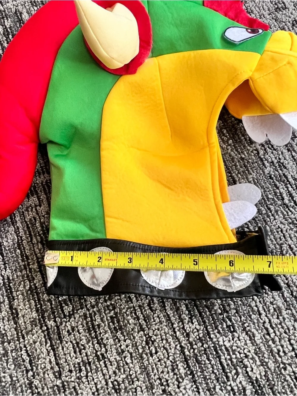 Yellow Bowser-Inspired Kids Costume with Green Shell Backpack